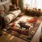 Moose Ridge area rug in a living room