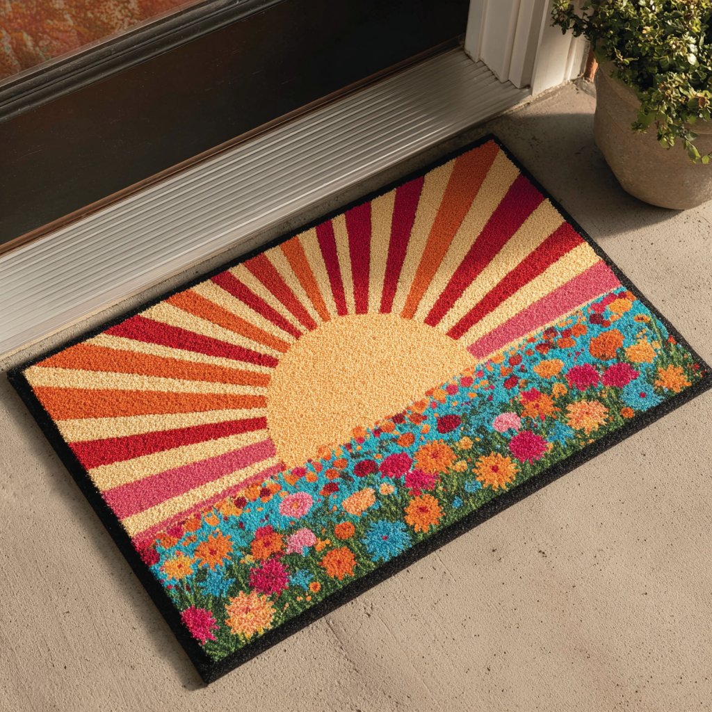 Morning Glow Doormat - Nature Design | Printed Welcome Doormat
