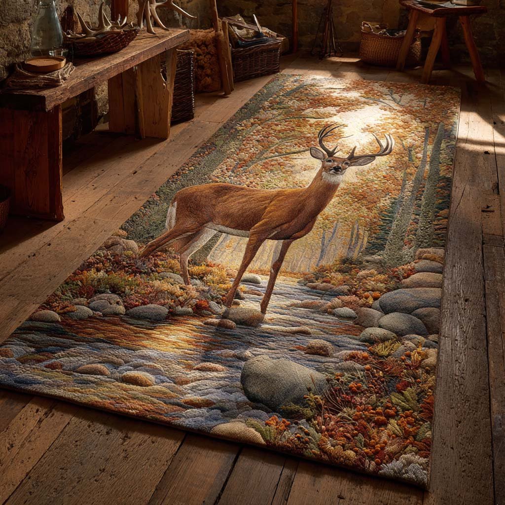 Morning Meadow Runner Carpet Runner Rug - Cute Pet Design | Animal Printed Runner Rug