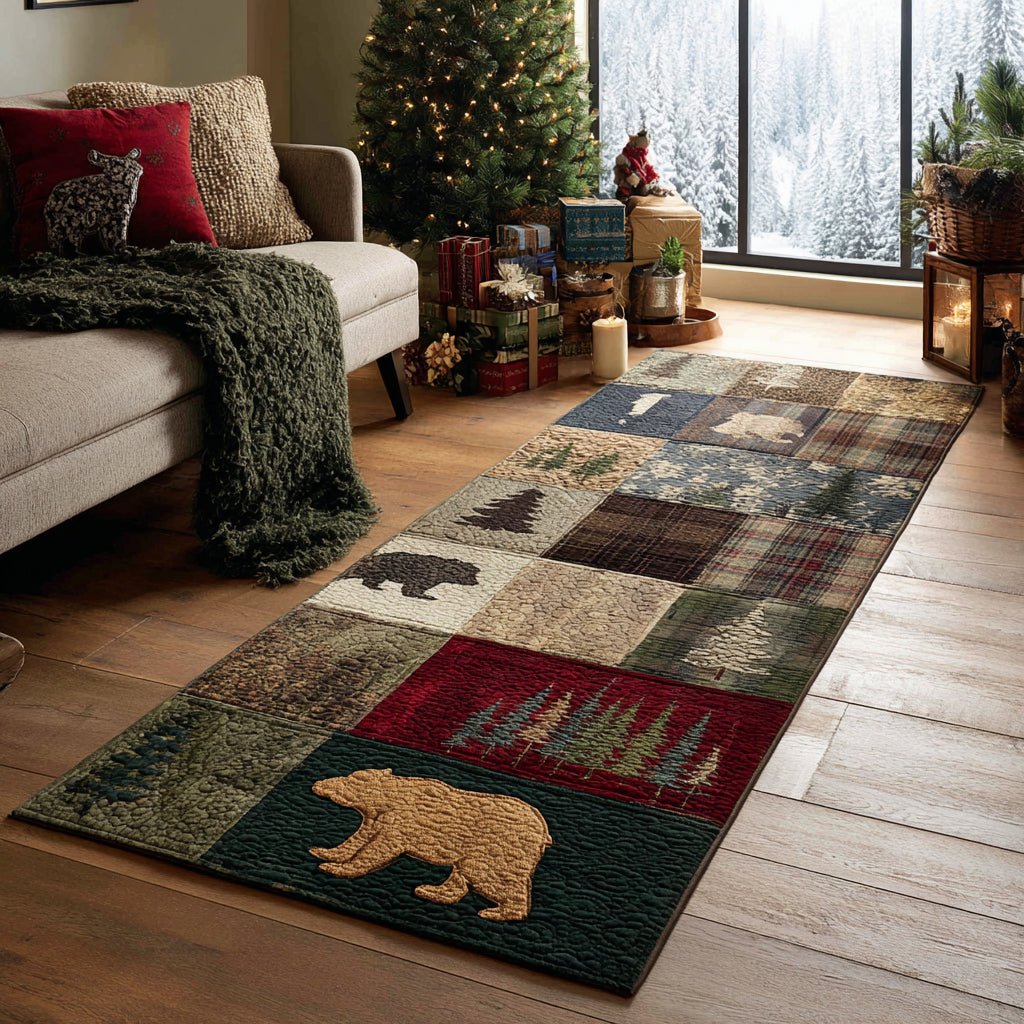 Mountain Chase Runner Carpet Runner Rug - Cute Pet Design | Animal Printed Runner Rug