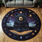 Mountain King Round Mat Rug - washable non-slip printed rug