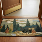 Mountain Pines Doormat - Nature Design | Printed Welcome Doormat