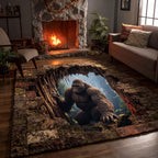 Mountain Shadow area rug in a living room