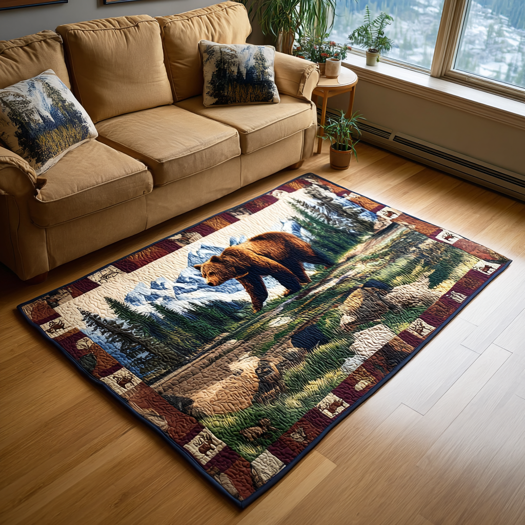 Mountain Trail area rug in a living room