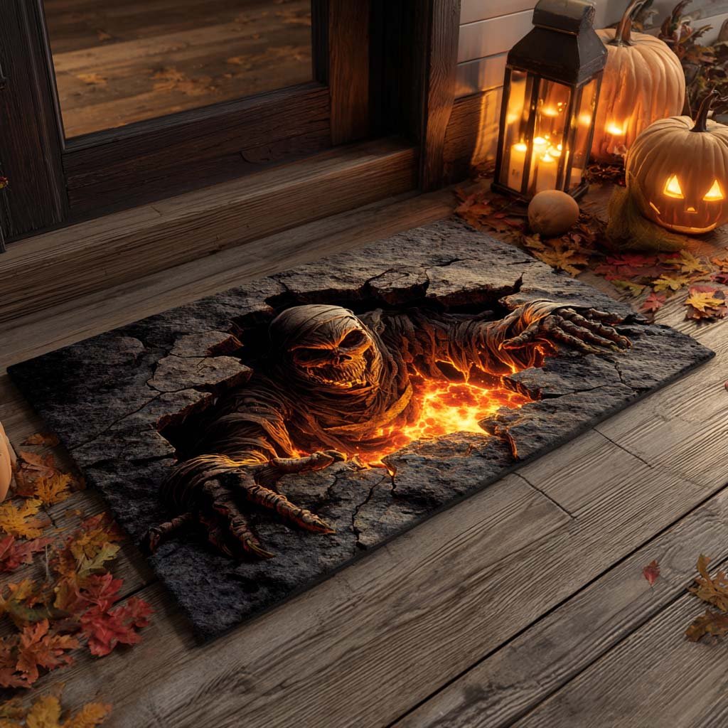 Mummy from Hell Doormat - Nature Design | Printed Welcome Doormat