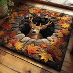 Mystic Autumn Deer Doormat - Cute Animal Design | Printed Welcome Doormat