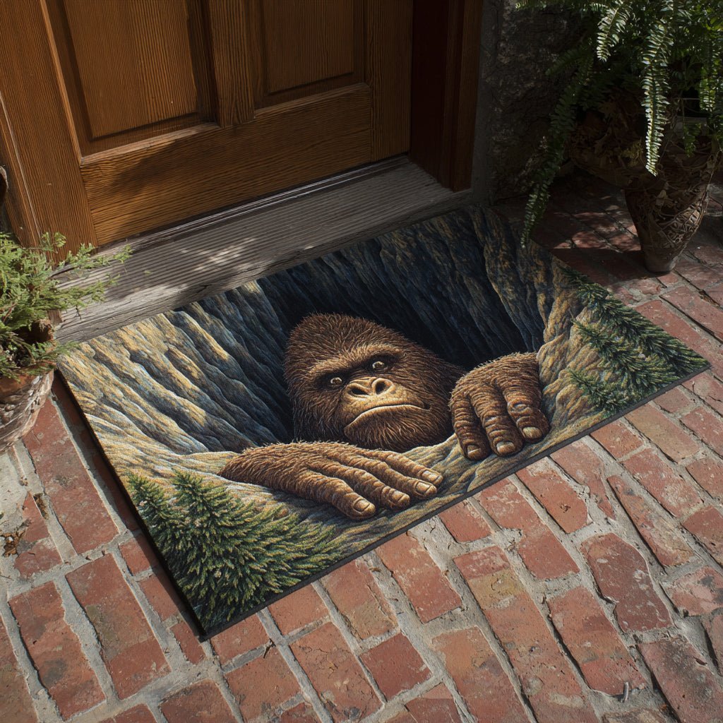 Mystic Bigfoot Peak Doormat - Nature Design | Printed Welcome Doormat