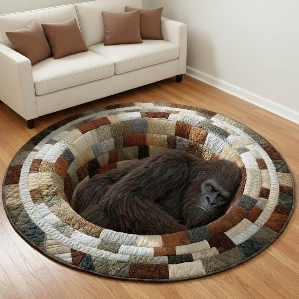 Mystic Bigfoot Round Mat Rug GFTONT5939