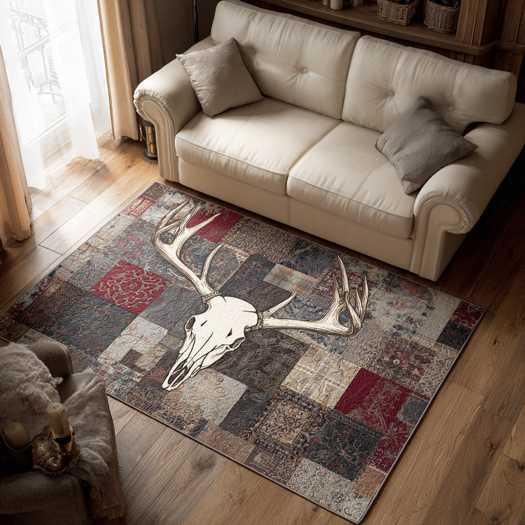 Mystic Longhorn Legacy area rug in a living room