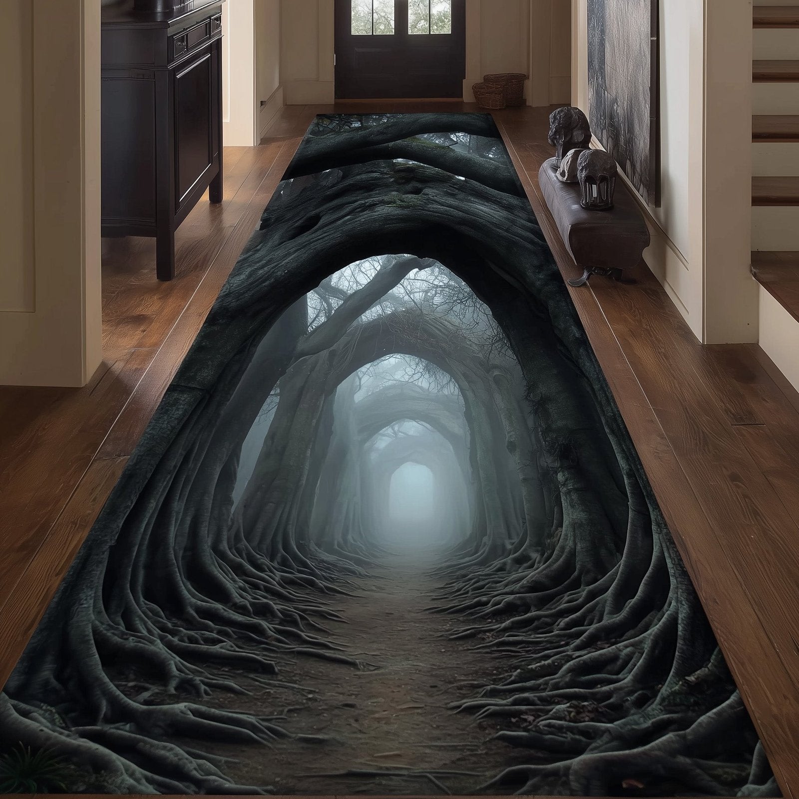 Mystic Portal Runner Rug - Nature Design | Serene Runner Rug