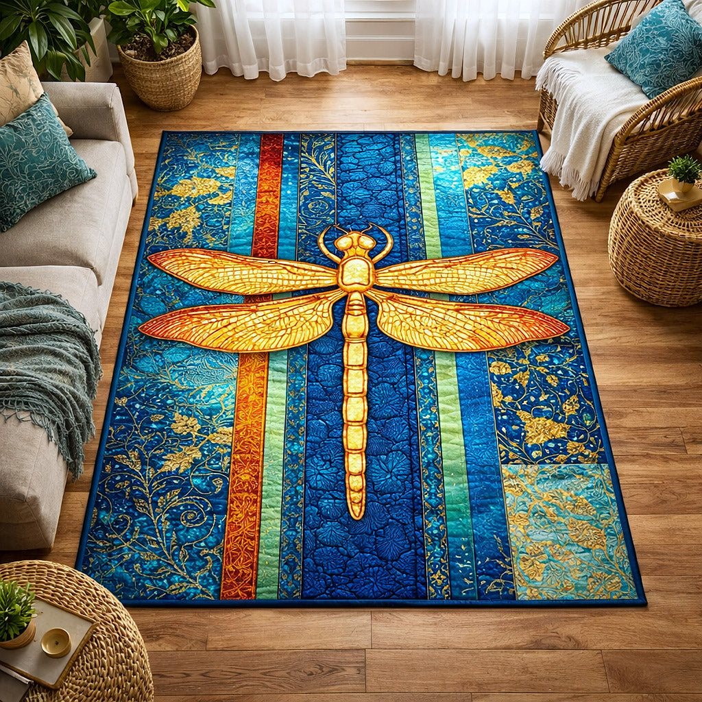 Mystic Wings area rug in a living room
