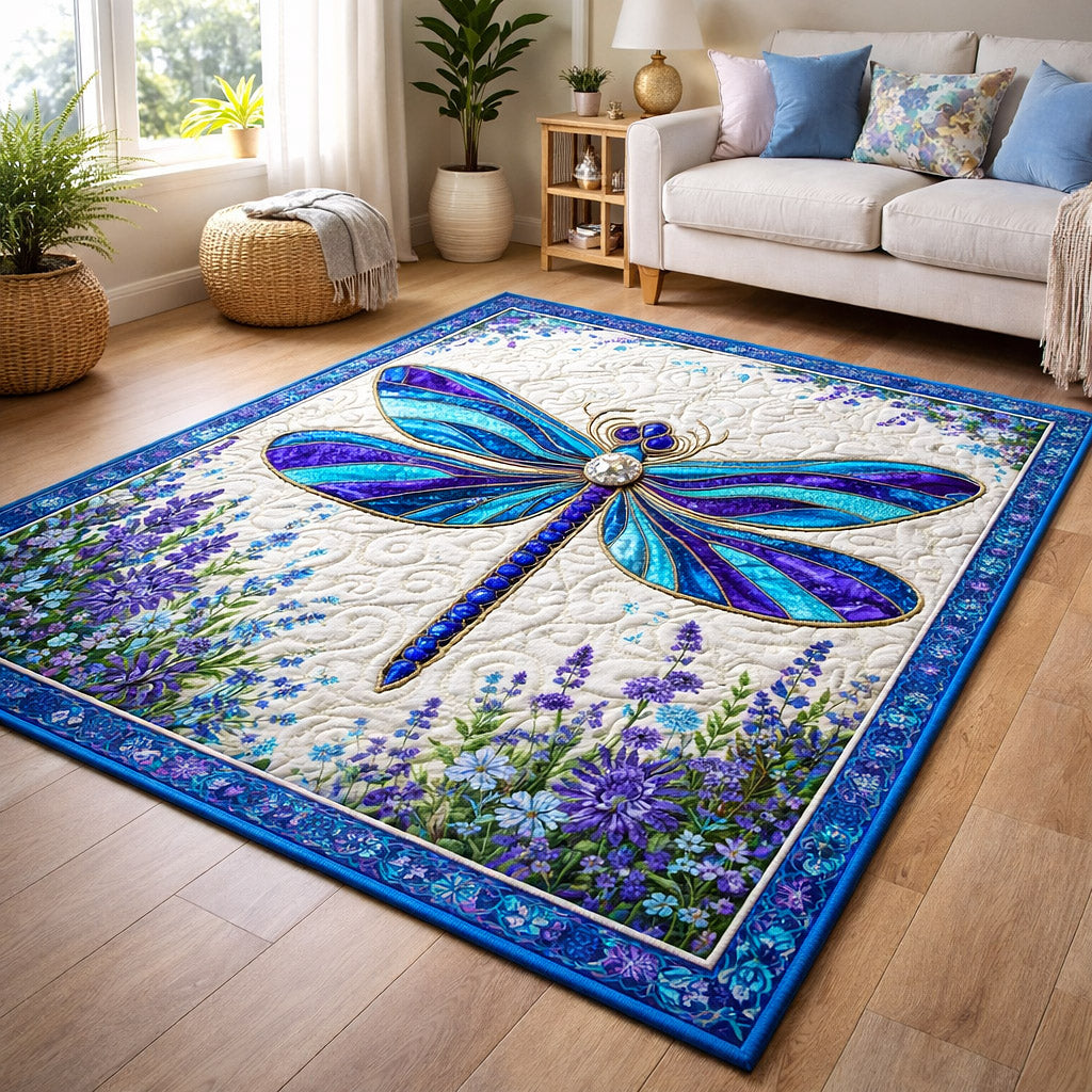 Mystic Wings area rug in a living room