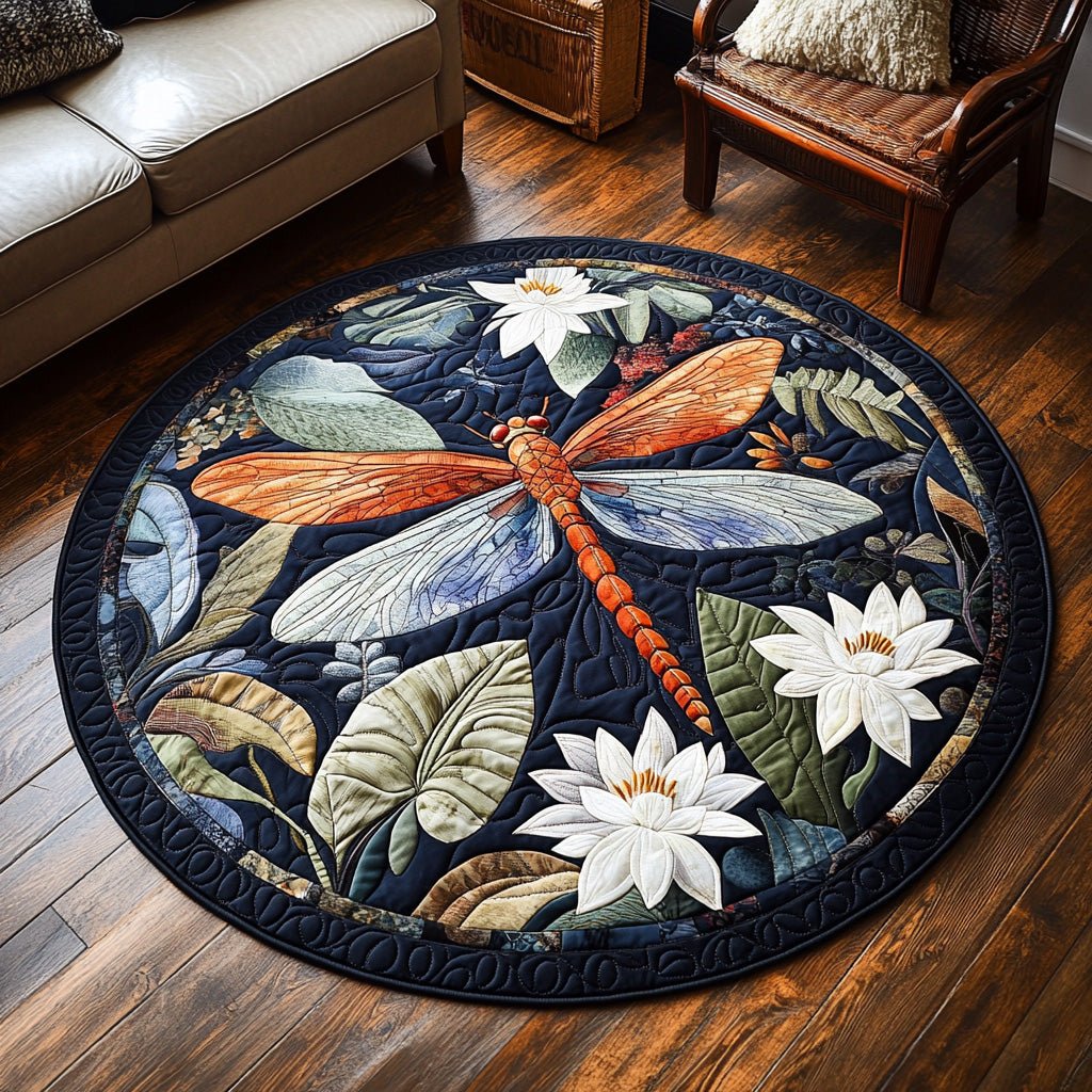 Mystic Wings Round Mat Rug - Nature Design | Serene Home Decor