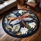 Mystic Wings Round Mat Rug - Nature Design | Serene Home Decor