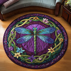 Mystic Wings Round Mat Rug - Nature Design | Serene Home Decor