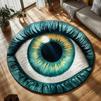 Mystical Eye Vortex Round Mat Rug - Nature Design | Serene Home Decor