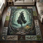 Mystical Witch Walking area rug in a living room