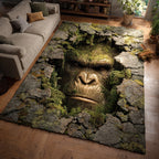 Mythic Presence area rug in a living room
