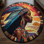 Native Pride Round Mat Rug - Nature Design | Serene Home Decor