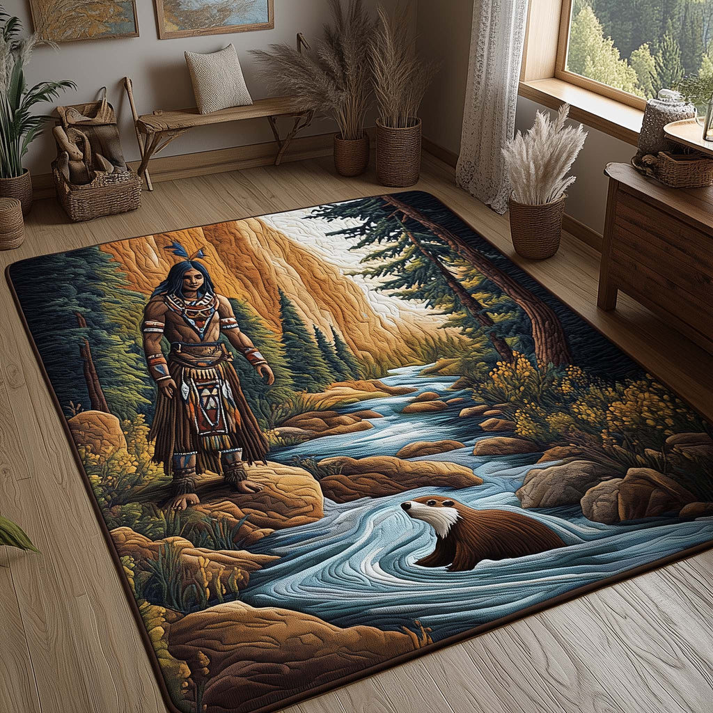 Native Soul area rug in a living room
