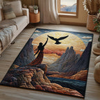Native Spirit area rug in a living room