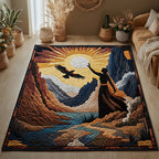 Native Spirit area rug in a living room
