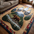 Nature Embrace area rug in a living room
