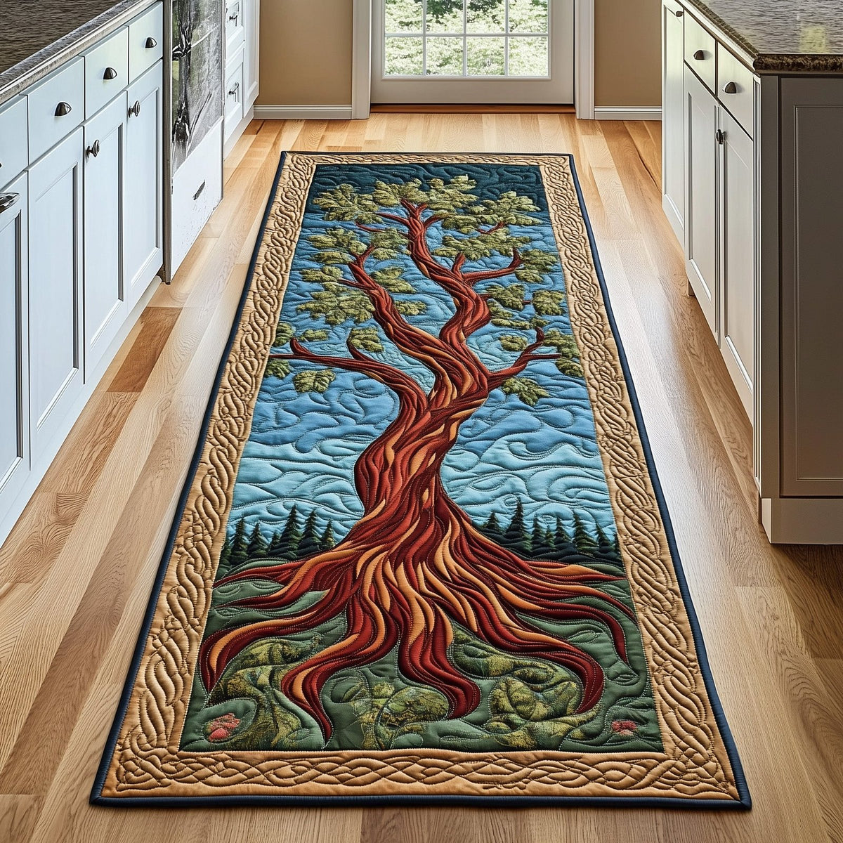 Nature Embrace Runner Rug - Nature Design | Serene Runner Rug