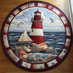 Nautical Lighthouse Round Mat Rug - Nature Design | Serene Home Decor