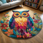Night Flight Round Mat Rug - Nature Design | Serene Home Decor