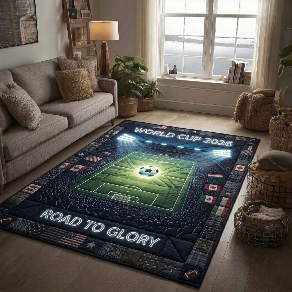 Night Match area rug in a living room