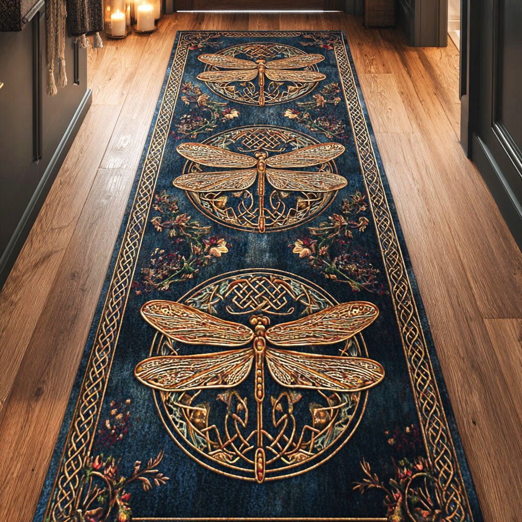 Nocturne Wings Runner Carpet Runner Rug - Cute Pet Design | Animal Printed Runner Rug