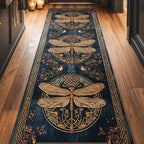 Nocturne Wings Runner Carpet Runner Rug - Cute Pet Design | Animal Printed Runner Rug