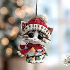 Noel Whiskers Christmas Ornament