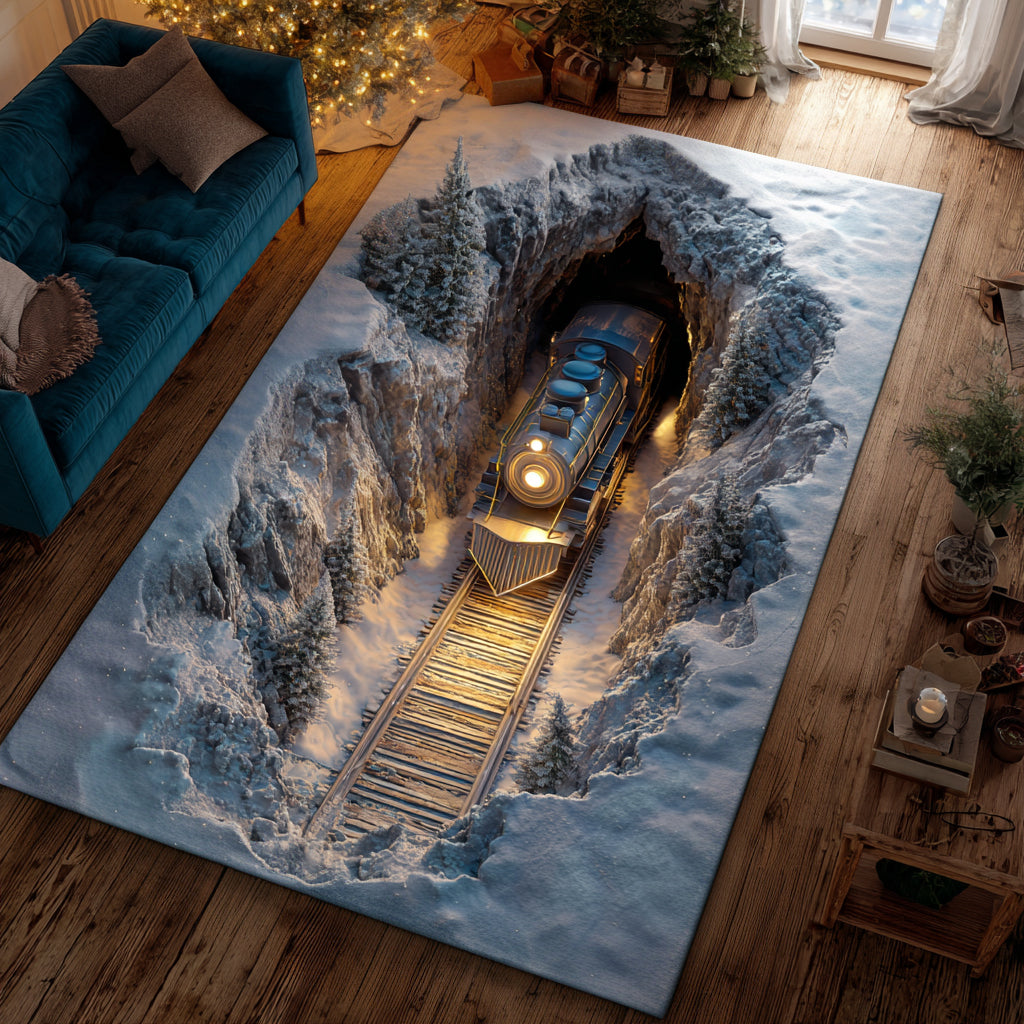 Noel Tunnel area rug in a living room