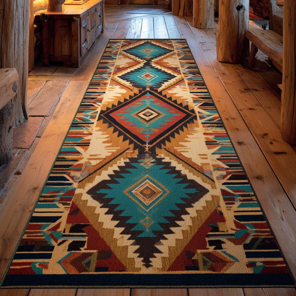Nomad Echo Runner Carpet Runner Rug - Cute Pet Design | Animal Printed Runner Rug