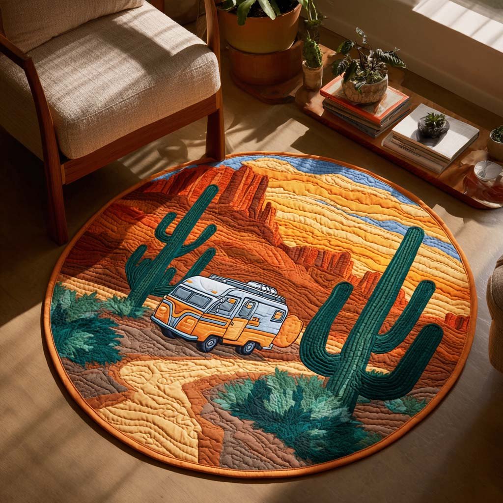 Nomad Wheels Round Mat Rug - Nature Design | Serene Home Decor