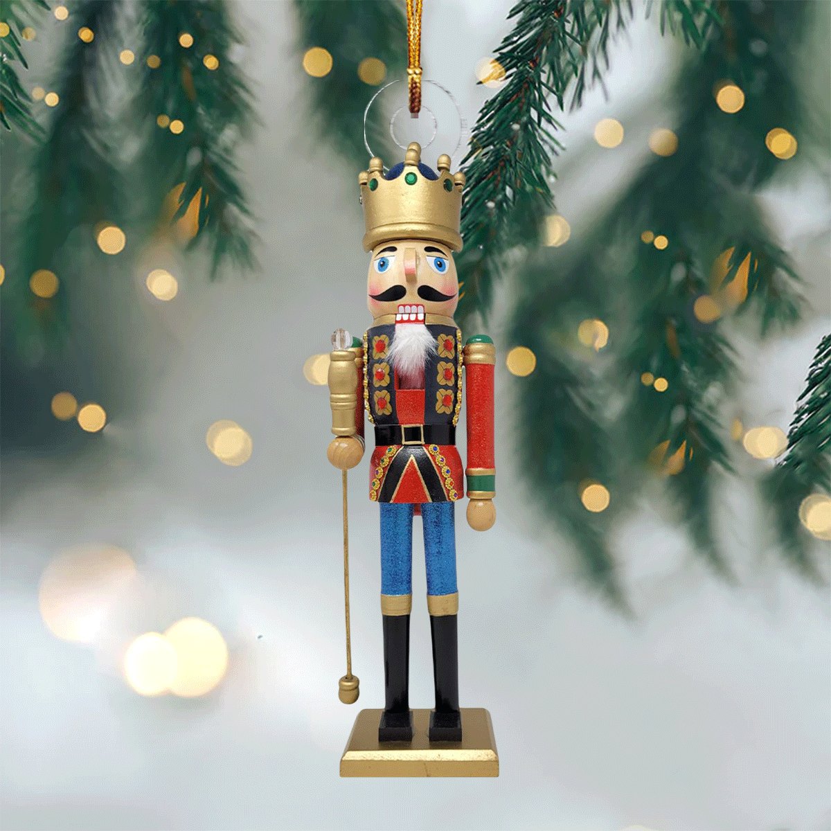Vibrant Succulent Cactus Christmas Ornament