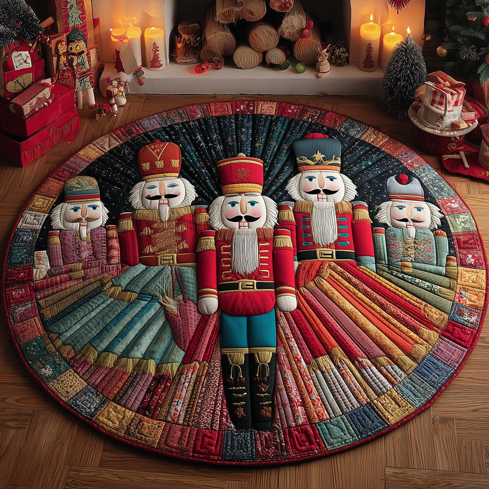 Nutcracker Dreams Round Mat Rug NCU0TH3309