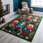 Nutcracker Echo area rug in a living room