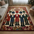 Nutcracker Echo area rug in a living room