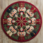 Nutcracker Guard Round Mat Rug - Nature Design | Serene Home Decor