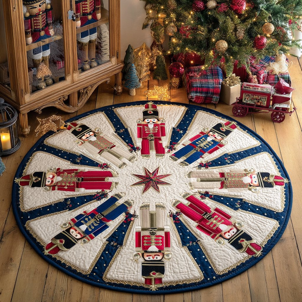Nutcracker Guard Round Mat Rug - Nature Design | Serene Home Decor