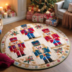 Nutcracker Magic Round Mat Rug - Nature Design | Serene Home Decor