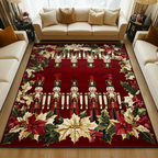 Nutcracker Memory area rug in a living room