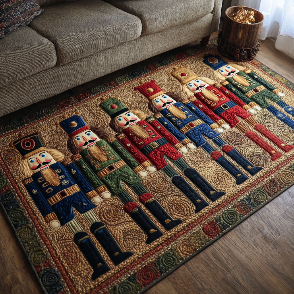 Nutcracker Memory area rug in a living room