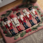 Nutcracker Parade Doormat - Nature Design | Printed Welcome Doormat