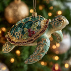 Ocean Mistletoe Christmas Ornament