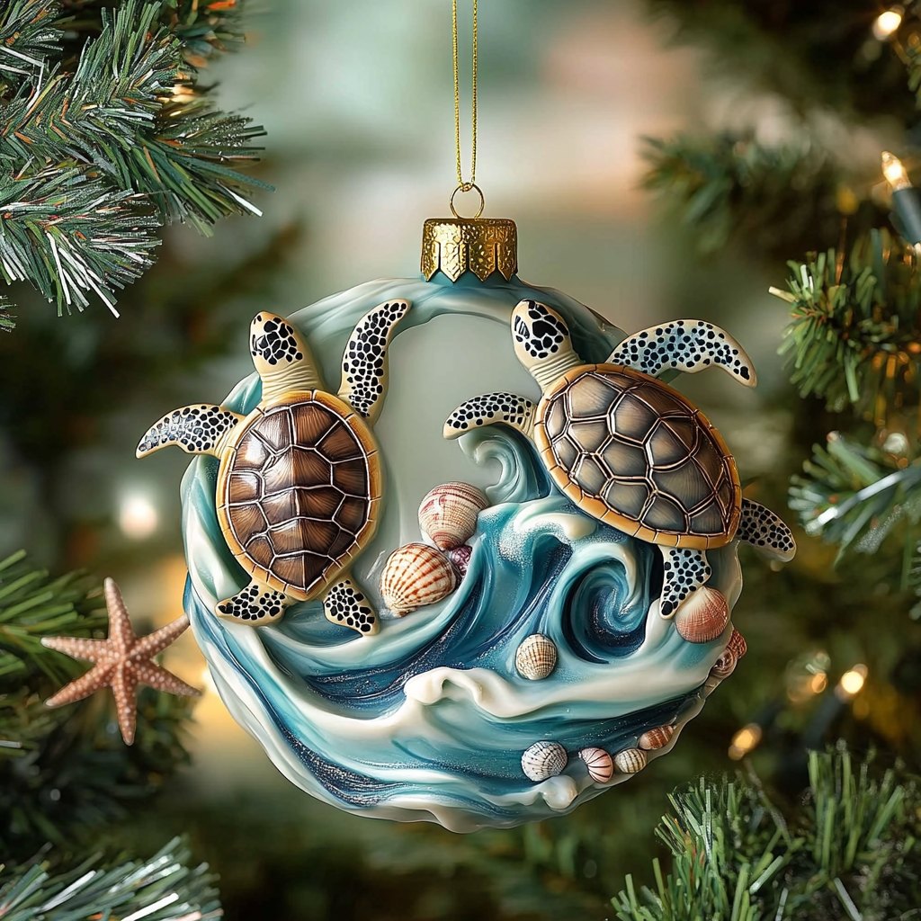 Elephant Vibrant Voyage Christmas Ornament