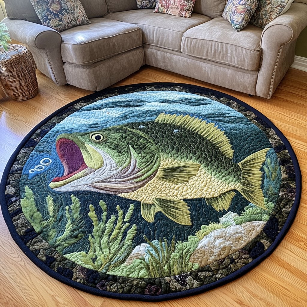 Ocean Breeze Round Mat Rug - Nature Design | Serene Home Decor